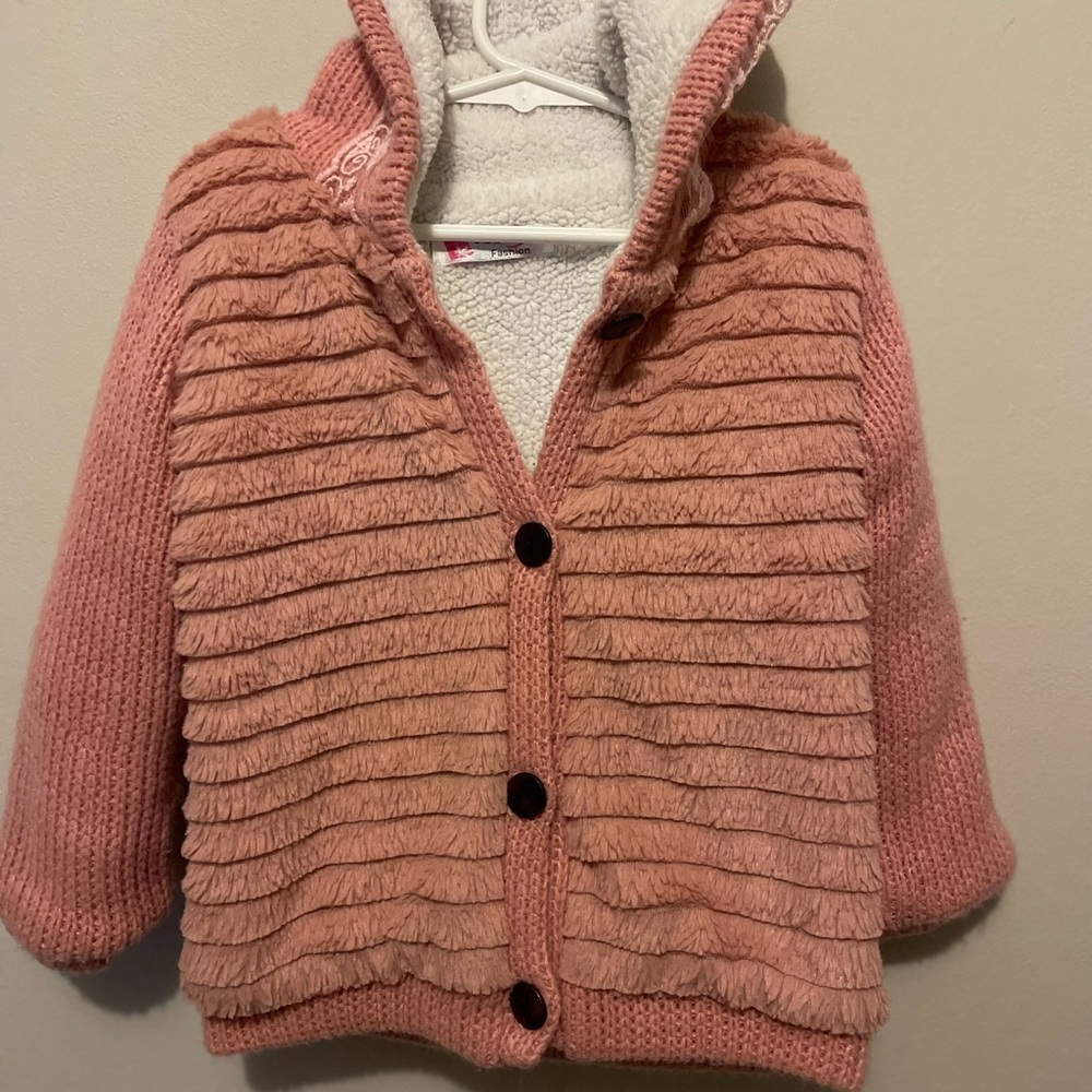 Girls Vague Fashion Fancy Jacket Pink
